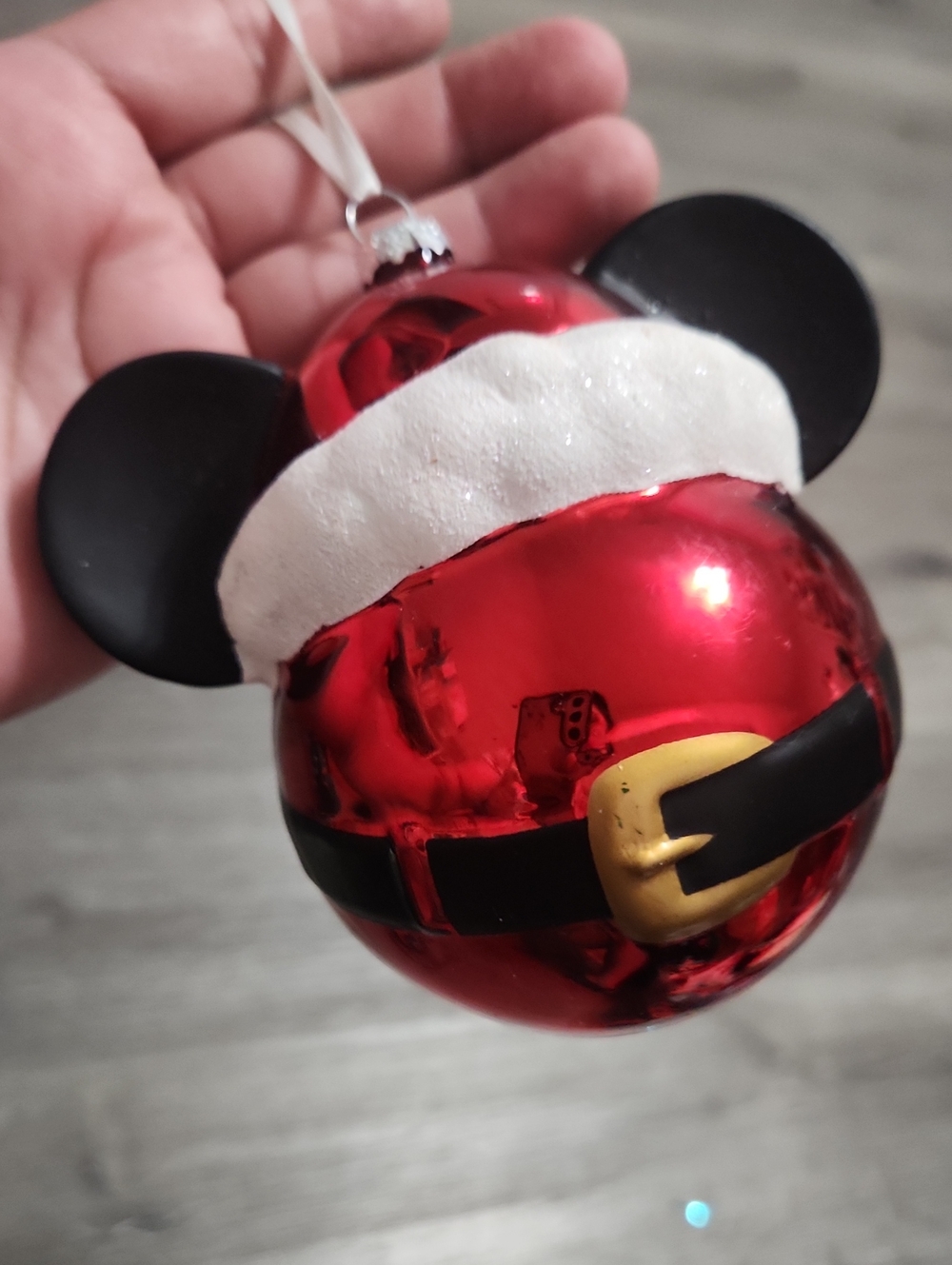 Disney Mickey Santa Ornament